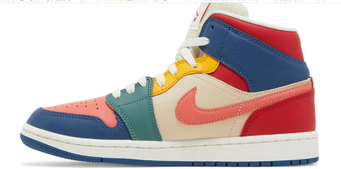 jordan 1 mid se "multi-color" 2303033