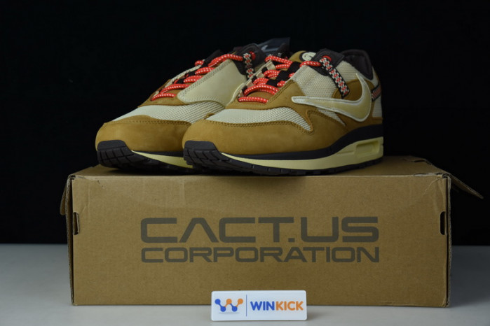 travis scott x nike air max 1 "cactus jack" do9392-701