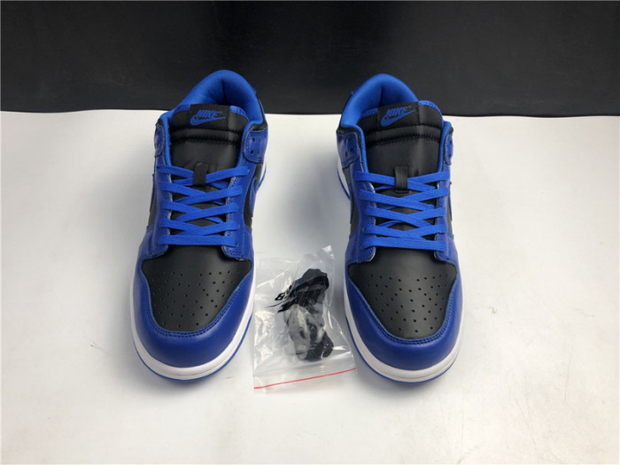 nike dunk low retro black hyper cobalt (2021) dd1391-001