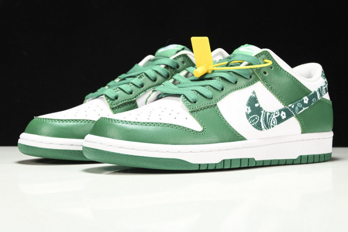 nike dunk low "green paisley" dh4401-102
