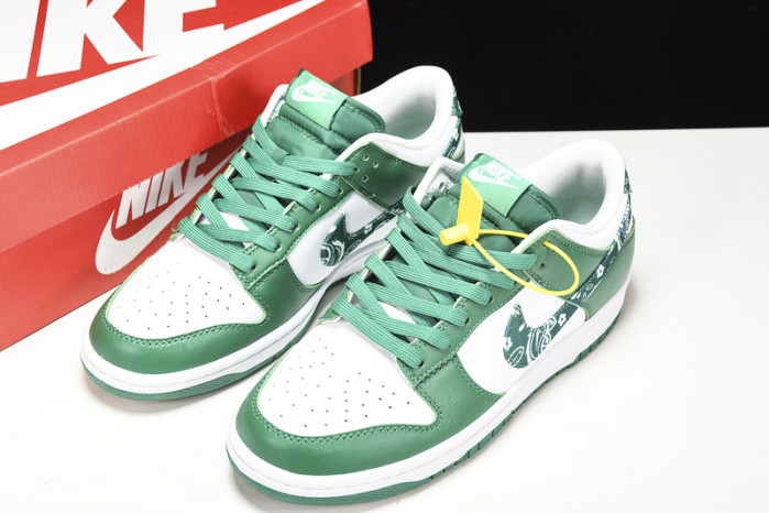nike dunk low "green paisley" dh4401-102