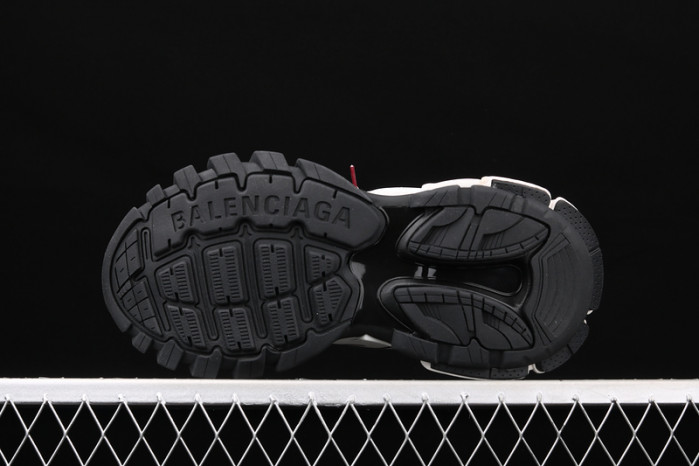 bl tess s. gomma trek low sneakers white black red 121206