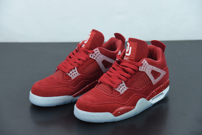 air jordan 4 retro oklahoma sooners pe aj4-904282