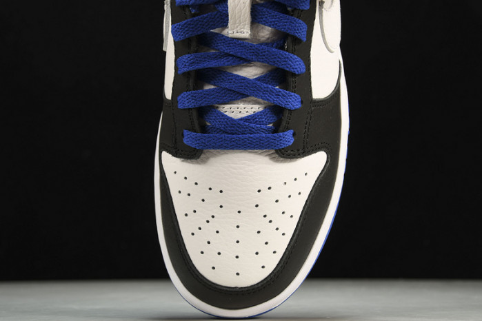nike dunk low white black royal fd9064-110