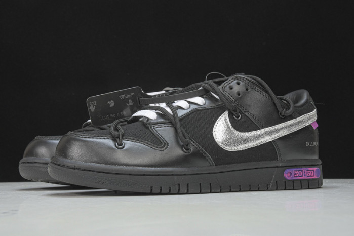 of x nike dunk low black dm1602-001