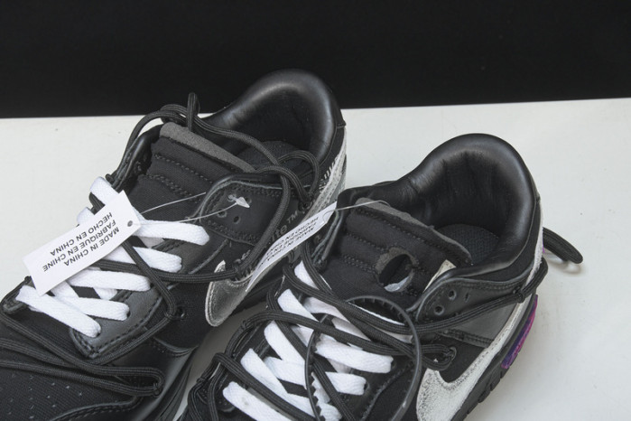 of x nike dunk low black dm1602-001