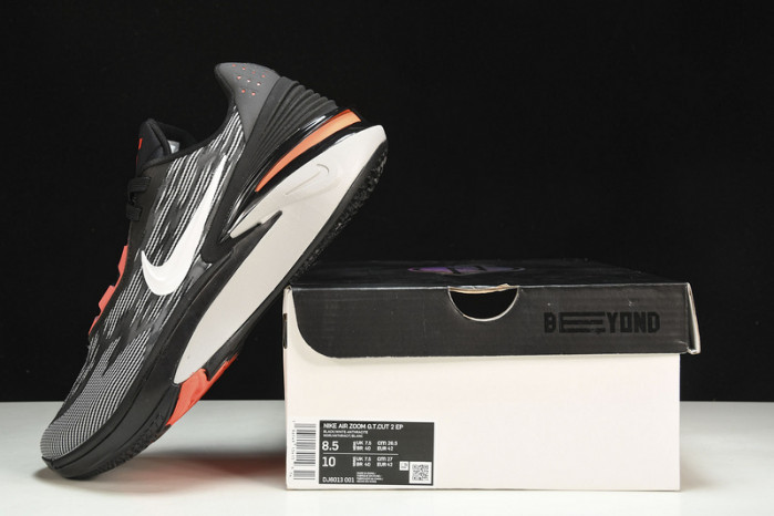 nike zoom gt cut 2 black bright crimson dj6013-001