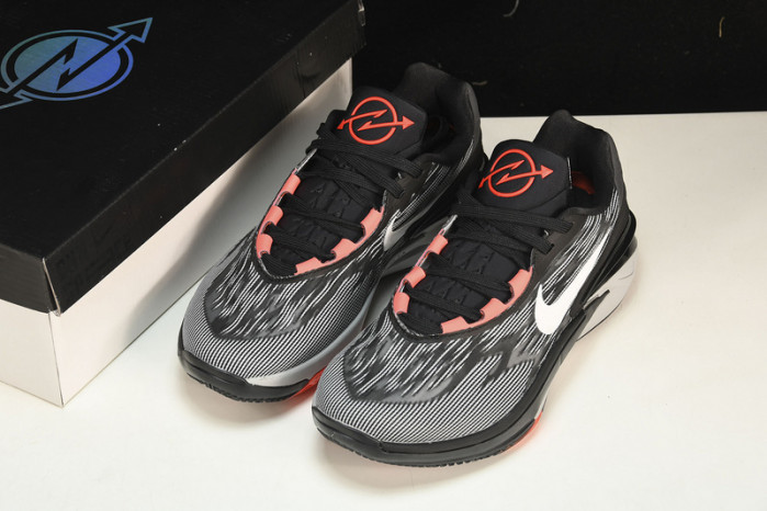 nike zoom gt cut 2 black bright crimson dj6013-001