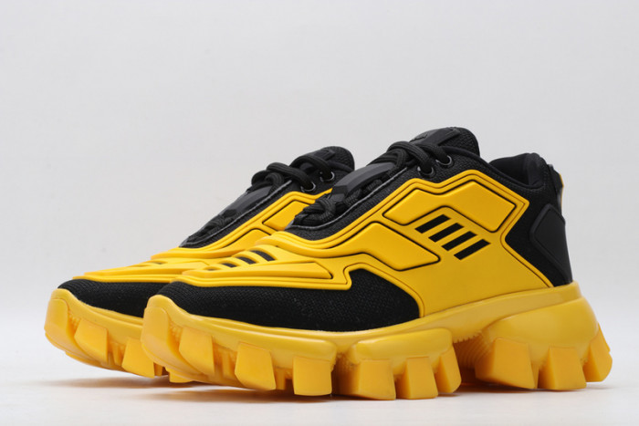 PRAD YELLOW BLACK SNEAKERS