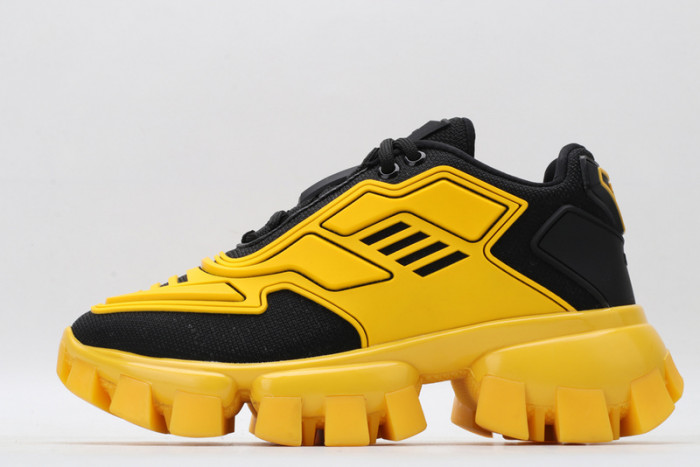 PRAD YELLOW BLACK SNEAKERS