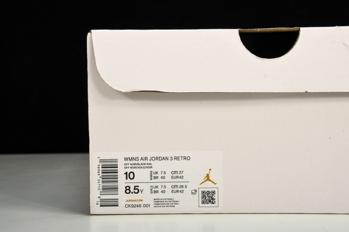 air jordan 3 “off noir” ck9246-001