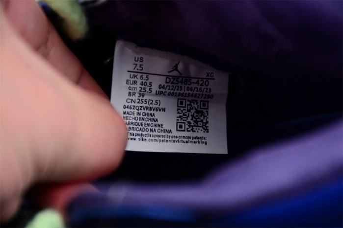 zion williamson x air jordan 1 low og “voodoo”dz5485-420