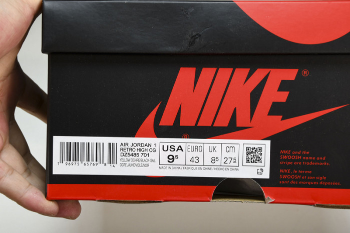 jordan 1 retro high ogyellow ochre dz5485-701