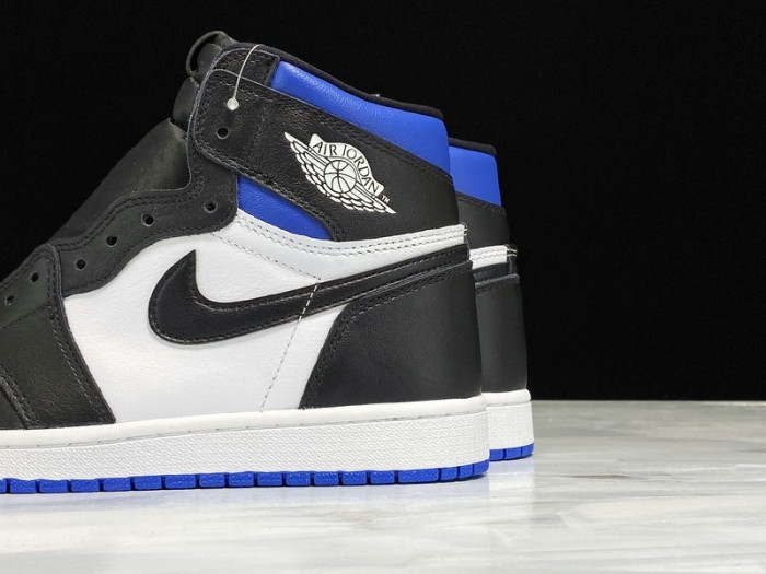 air jordan 1 retro high black game royal - 555088-041‎