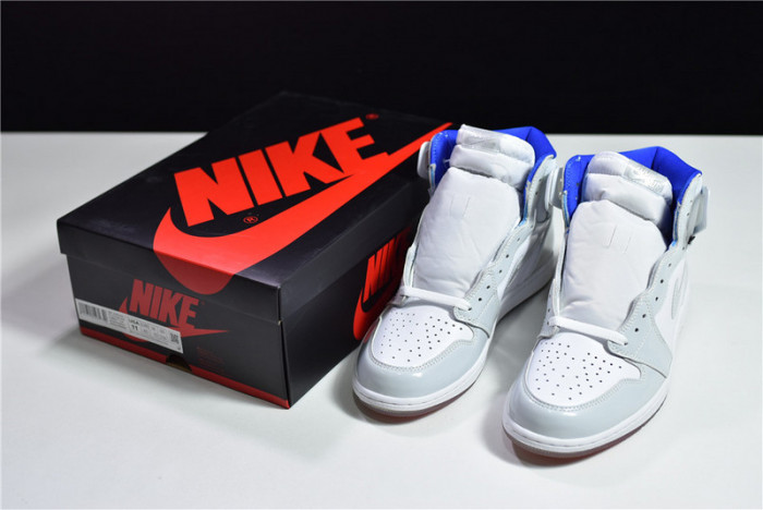 jordan 1 retro high zoom white racer blue - ck6637-104