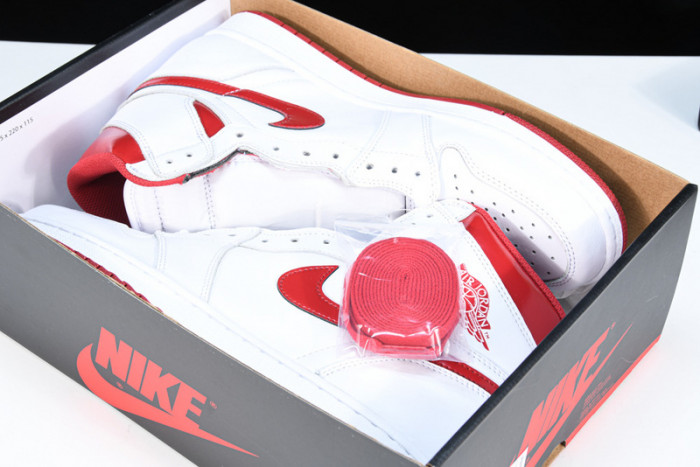 air jordan 1 retro high og "metallic red" - 555088 103