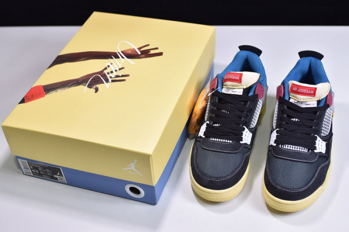 air jordan 4 retro union off noir dc9533-001
