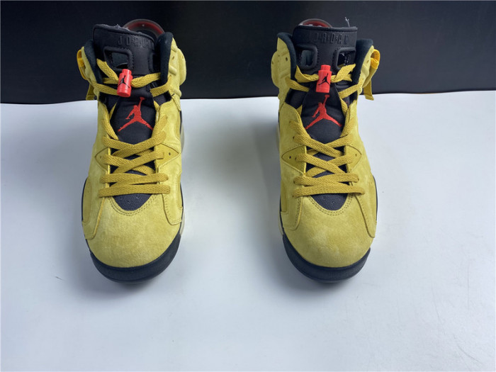 travis scott x air jordan 6 “yellow” - cn1084-300