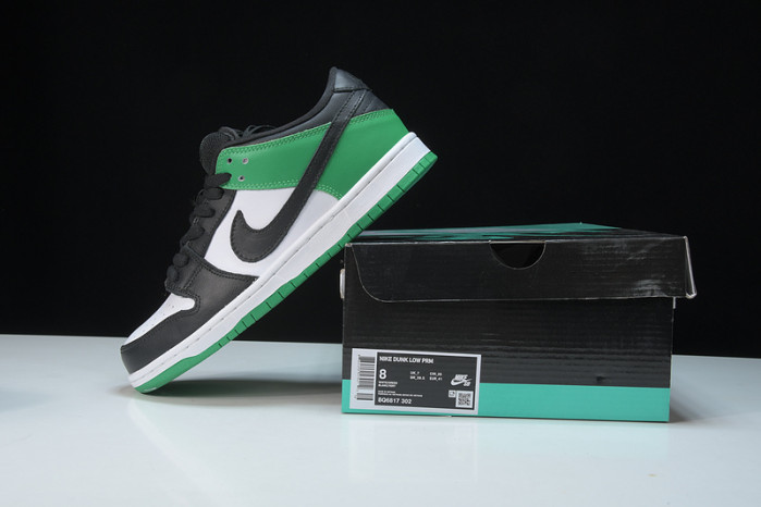 nike sb dunk low classic green - bq6817-302