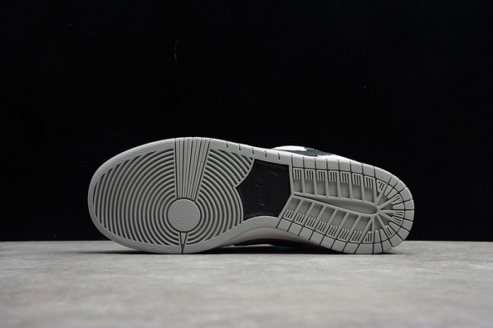 nike sb dunk low pro grey/black bq6817-101