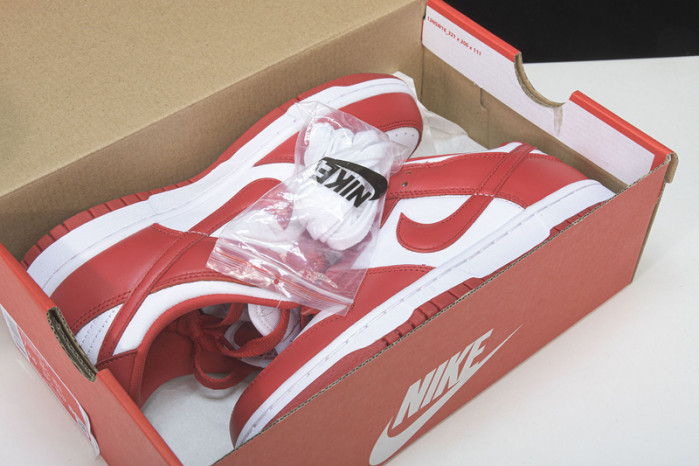 nike dunk low sp “university red” cu1727-100