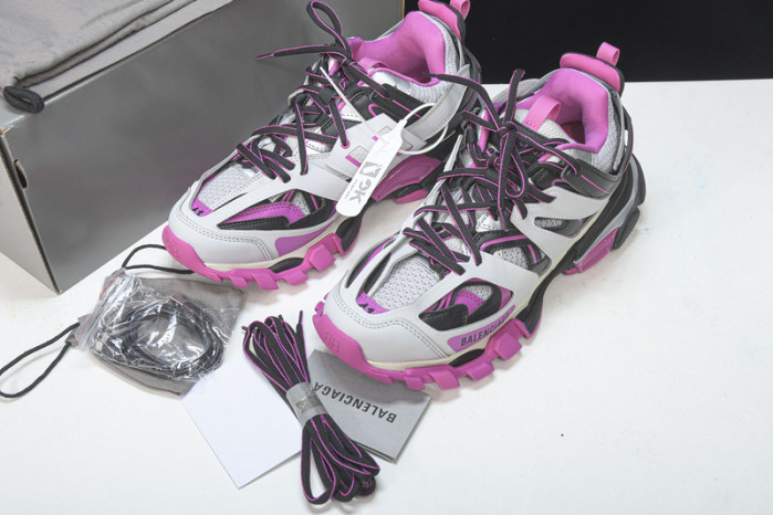 (led) bl track trainers sneaker black pink 062309