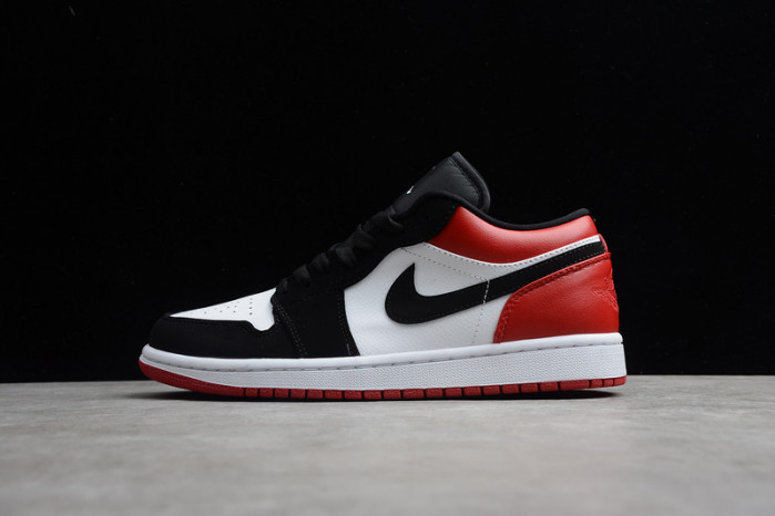 air jordan 1 low black toe 553558-116