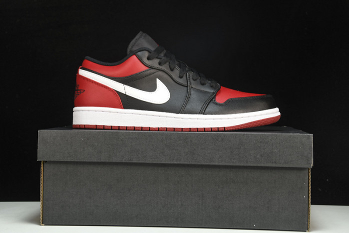 jordan 1 low “alternate bred toe” 553558-066