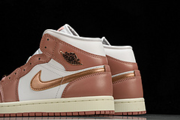 air jordan 1 mid se“red stardust” fb9892-670