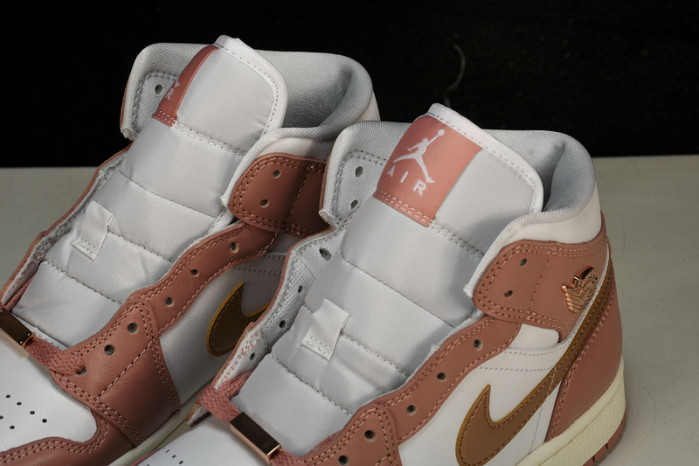 air jordan 1 mid se“red stardust” fb9892-670