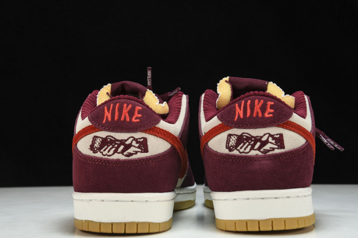 skate like a girl x nike sb dunk low dx4589-600