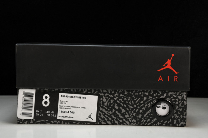 jordan 3 retro black cat 136064-002