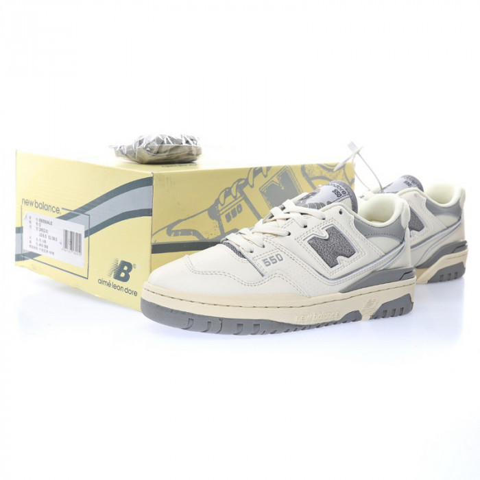 new Ba1an*e 550 aime leon dore white grey bb550ale