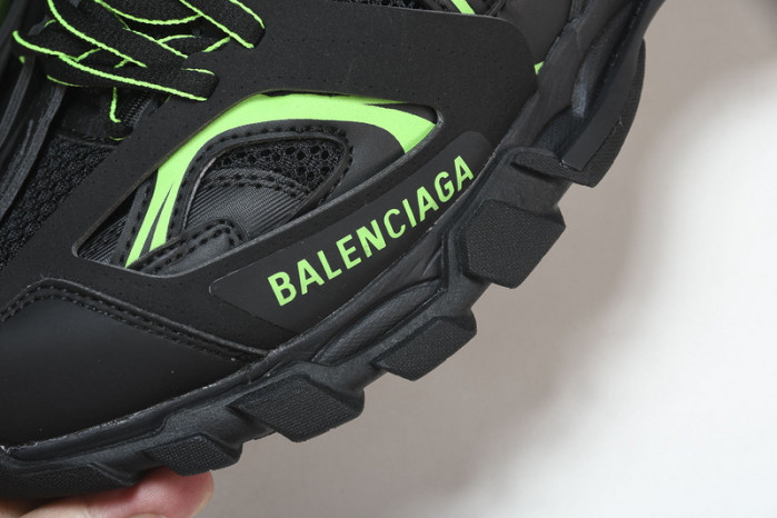 bl tess s. gomma trek low sneakers black green 11607