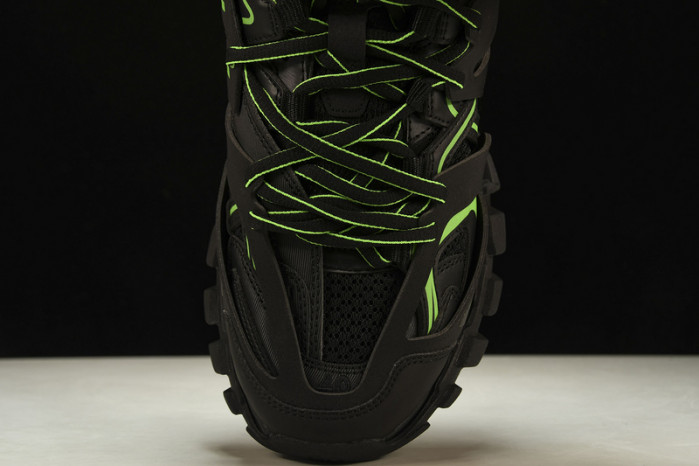 bl tess s. gomma trek low sneakers black green 11607