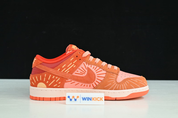 nike dunk low nh "orange-crimson" do6723-800