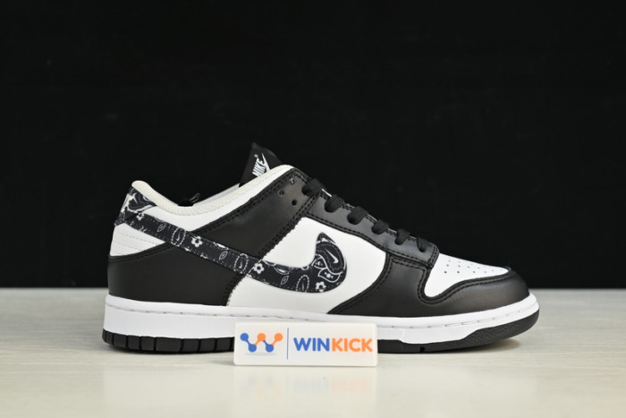 nike dunk low "black paisley