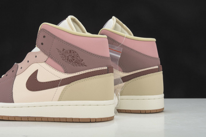 air jordan 1 mid se dark pony smoky mauve do7440-821