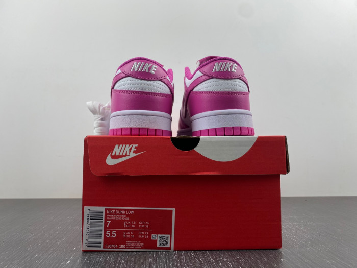 nike dunk low active fuchsia (gs) fj0704-100