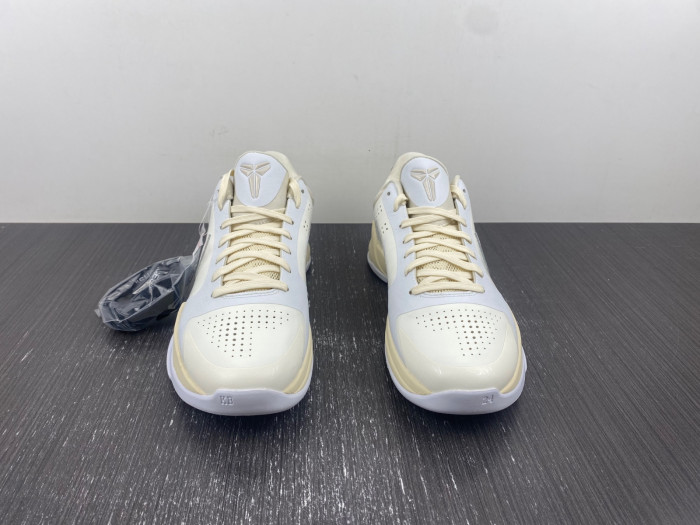 nike kobe 5 protro undefeated rice white db4796-101