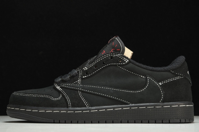 travis scott x air jordan 1 low "black phanT0m" dm7866-001
