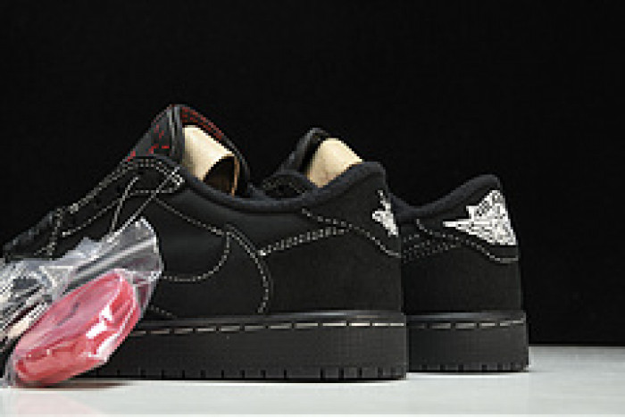 travis scott x air jordan 1 low "black phanT0m" dm7866-001