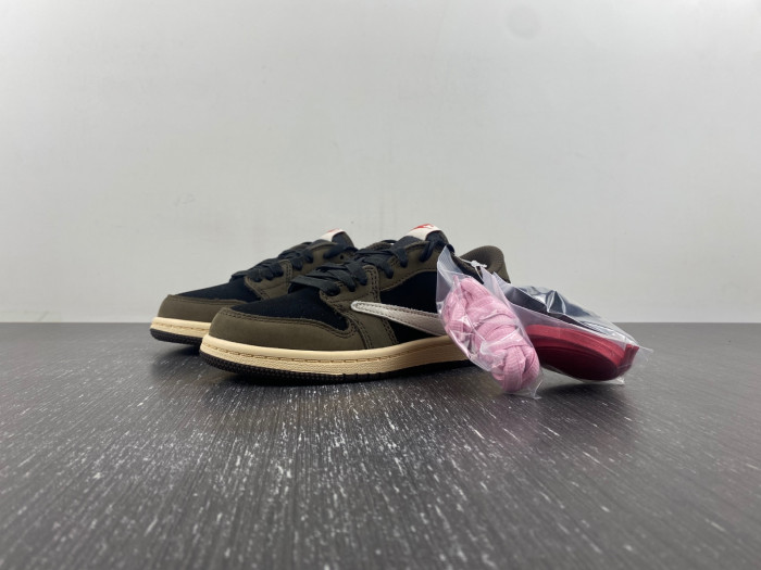 (kids)travis scott x air jordan 1 low ''mocha'' cq4277-0011