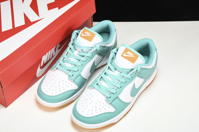 nike dunk low white turquoise dv2190-100