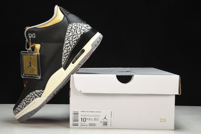 air jordan 3 “black gold” ck9246-067