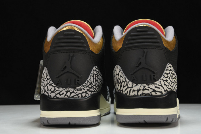 air jordan 3 “black gold” ck9246-067