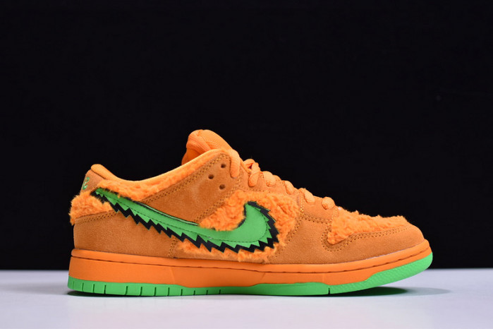 grateful dead x nike sb dunk low "orange bear"-cj5378-800