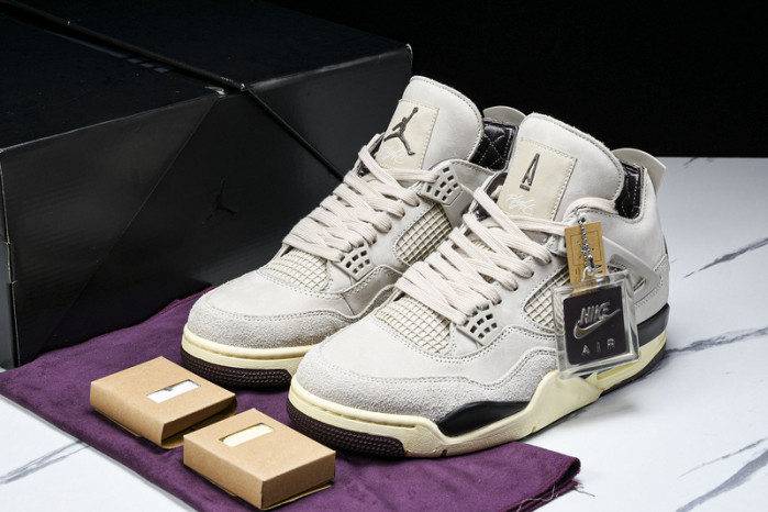 a ma maniére x air jordan 4 “fossil stone" fz4810-200