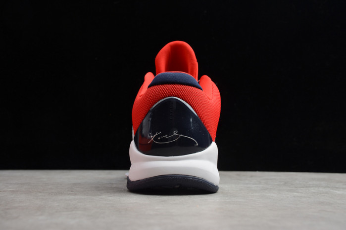 zoom kobe vx white/obsidian-sport red 386430-103