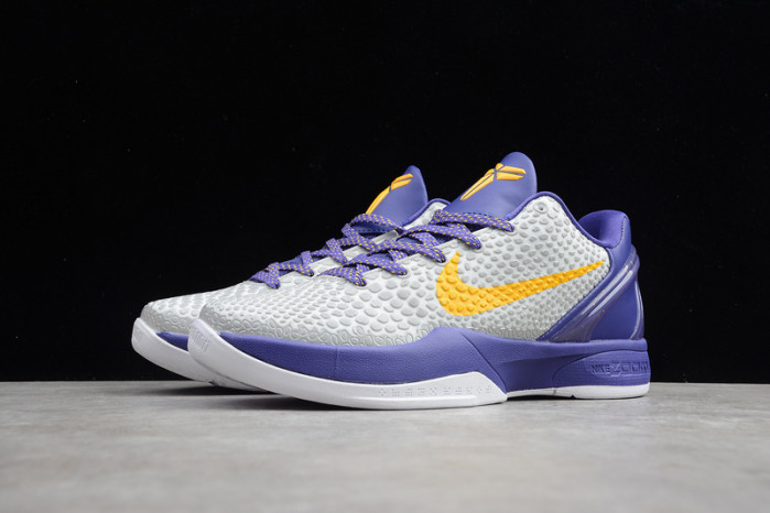 kobe vi white/purple/yellow cw2190-104